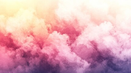 Naklejka premium Colorful sunset cloudscape, vibrant sky, atmospheric background, design element