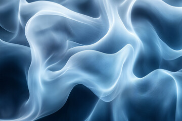 Fototapeta premium line art bending white on blue background