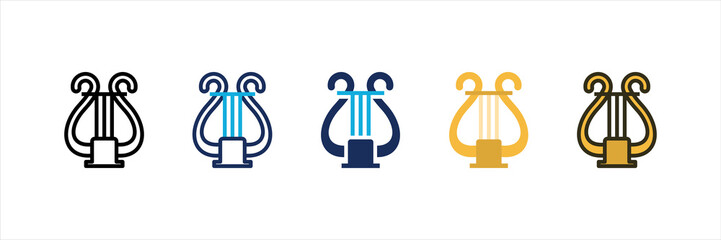 Harp Multi Style Icon Set