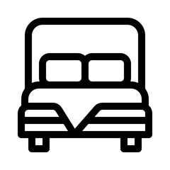 Bed line icon
