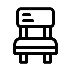Chair line icon