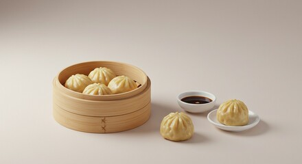 Delight in these perfectly steamed dimsum, the highlight of any dimsum-themed event whether it's a dimsum brunch, Asian food festival, or a cozy dumpling night. A flavorful celebration in every bite