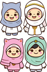 muslim kids character