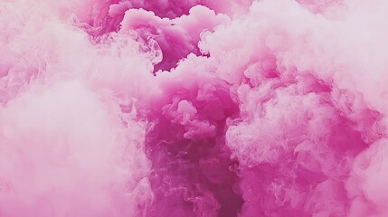 Obraz premium Pink smoke clouds, abstract texture, swirling, background, design