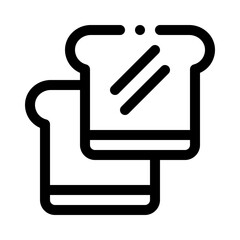 Bread Loaf line icon