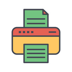 Printer Vector Icon