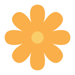 Hand-Drawn Abstract Flower Icons Simple Botanical Design