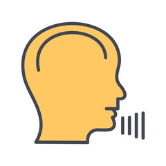 Speech Recognition Vector Icon