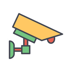 Security Camera Vector Icon