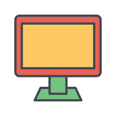 Monitor Vector Icon