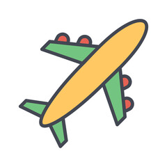 Plane Vector Icon