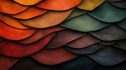 Obraz premium Vibrant color waves abstract art digital design studio background close-up visual harmony