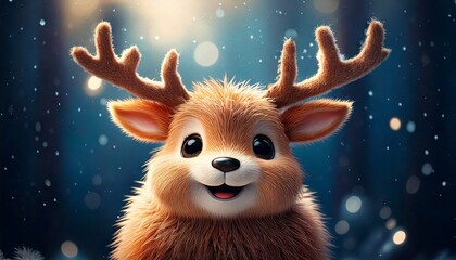 귀여운 루돌프 사슴