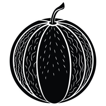 recommend clip art: honeydew melon silhouette