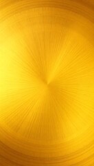 Shiny Circular Brushed Gold Texture Radial Brass Metal Golden Alloy Abstract Metallic Background