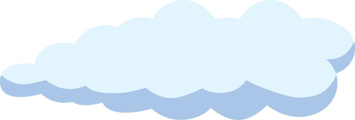 Cartoon Cloud Vector  Illustration