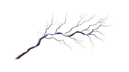 Abstract lightning bolt design with intricate branching details on a dark background