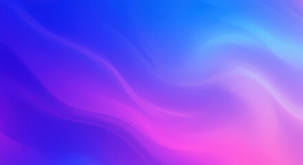 Colorful abstract waves flow across a smooth background 