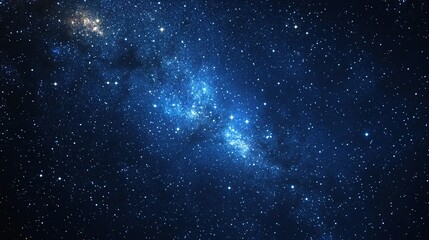 Fototapeta premium Serene Beauty of a Starry Night Sky with Distant Celestial Bodies