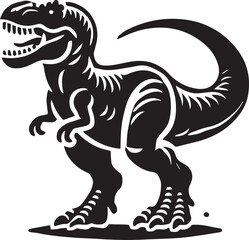 black dinosaur vector illustration, dinosaur bag icon, dinosaur silhouette vector black and white full body