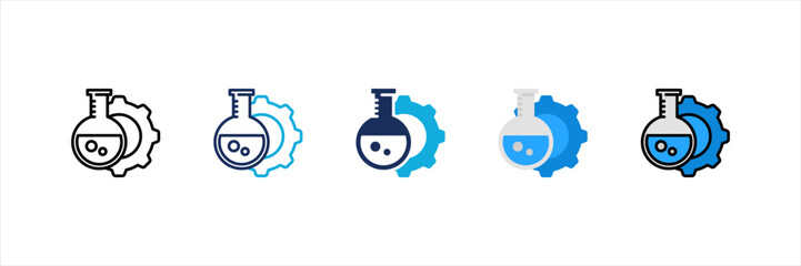 Lab Management Multi Style Icon Set