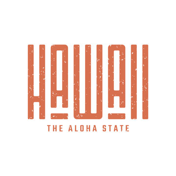 Hawaii Design Typography