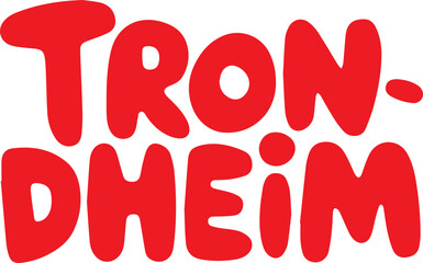 Trondheim Typography.