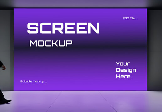 Digital Screen Mockup Generated with AI