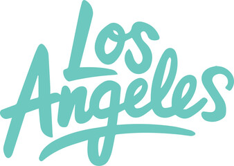 Los Angeles Handwritten Typography.