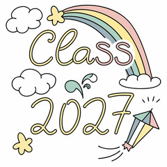 Creative and Unique Handwritten Class of 2027
