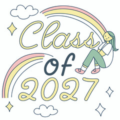 Creative and Unique Handwritten Class of 2027