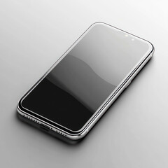 mobile phone isolated on white background