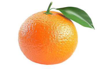 A bright orange with a vibrant green leaf for a refreshing and nutritious addition to your daily diet