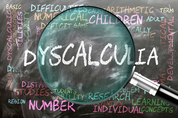 Dyscalculia being studied, examined - under close inspection. Most important subjects and ideas...