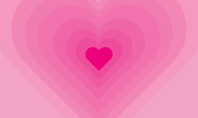 Valentine's day background with heart pattern. Happy Valentine's day. Vector illustration. Wallpaper, flyer, invitation, poster, brochure, banner.