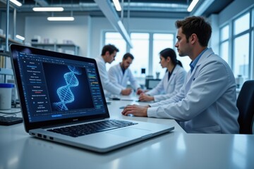 medical research team working together