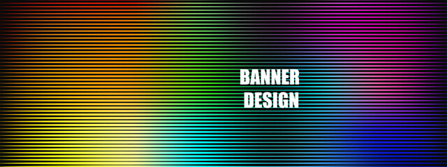 Transparent gradient with Corrugated ribbed glass effect. Abstract background. Prism effect. Vector illustration modern blurry banner design