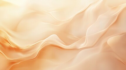 Obraz premium Soft Abstract Background with Gentle Waves in Warm Tones