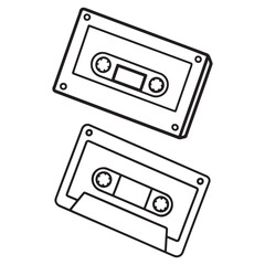 Cassette Tape Retro Music Icon