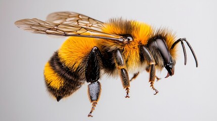Macro Photography of Bee  Insect Closeup  High Resolution  Nature Image  Wildlife  Honeybe