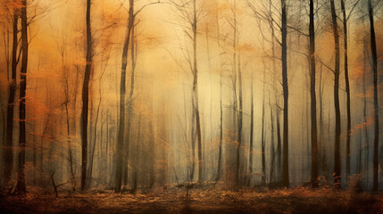 Obraz premium the comfort of the autumn forest