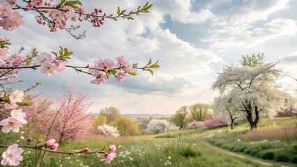 Fototapeta premium cherry blossom in spring