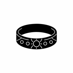 creative details Bracelet Icon vector illustration 