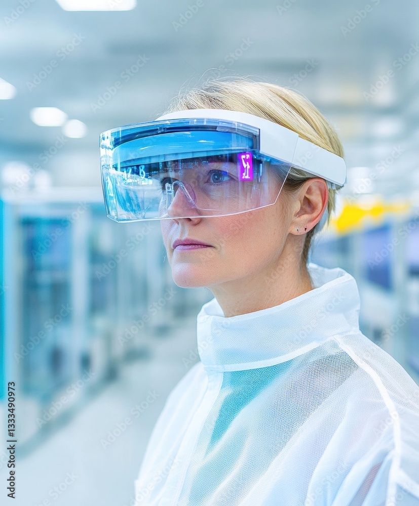 Poster Augmented Reality Innovation Next-Gen AR Wearable Tech Redefining Professional Research Environments with Cutting-Edge Mixed Reality Design