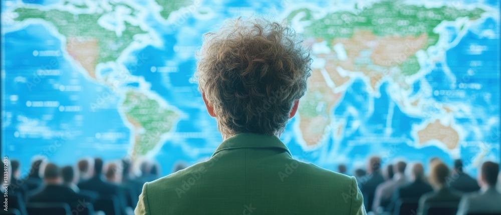 Poster global strategy visualization immersive data-driven leadership in adaptive geopolitical intelligence