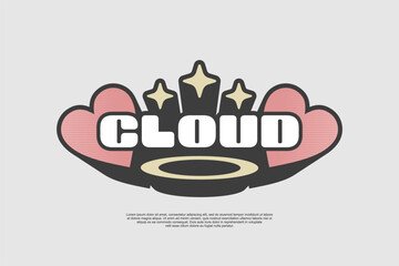 streetwear y2k template vector for fashion