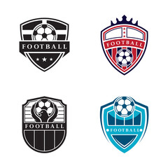 Football club vector logo design
