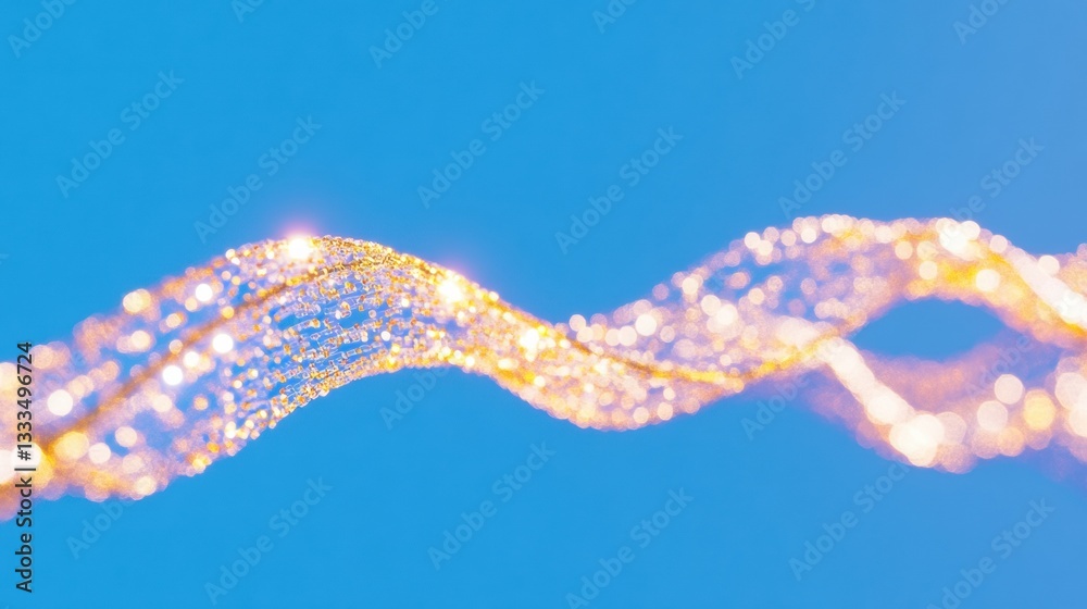 Aufkleber Quantum Encryption Visualization Dynamic Particle Flow Revealing Next-Gen Cybersecurity Innovation in Luminescent Digital Transformation Landscape