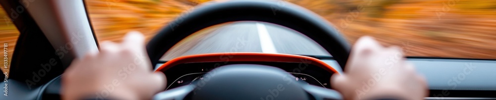 Leinwandbilder Autonomous Mobility Revolution Next-Gen Smart Vehicle UX with AI-Powered Digital Interface Transforming Transportation Technology for Seamless Urban Connectivity