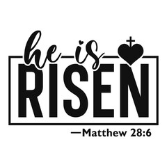 He is risen Svg